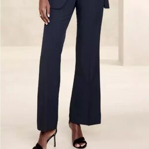 Banana republic factory sculpted navy blue bootcut 6P pants NWT $79 retail